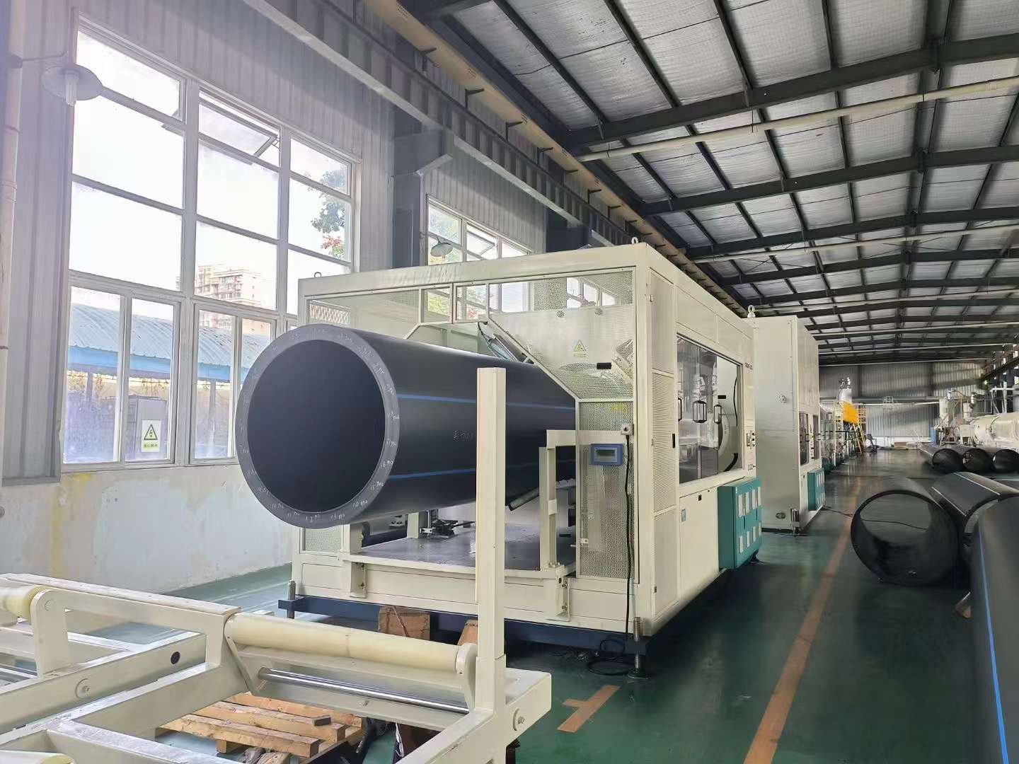 HDPE-buizen met grotere diameter en koelingsproblemen