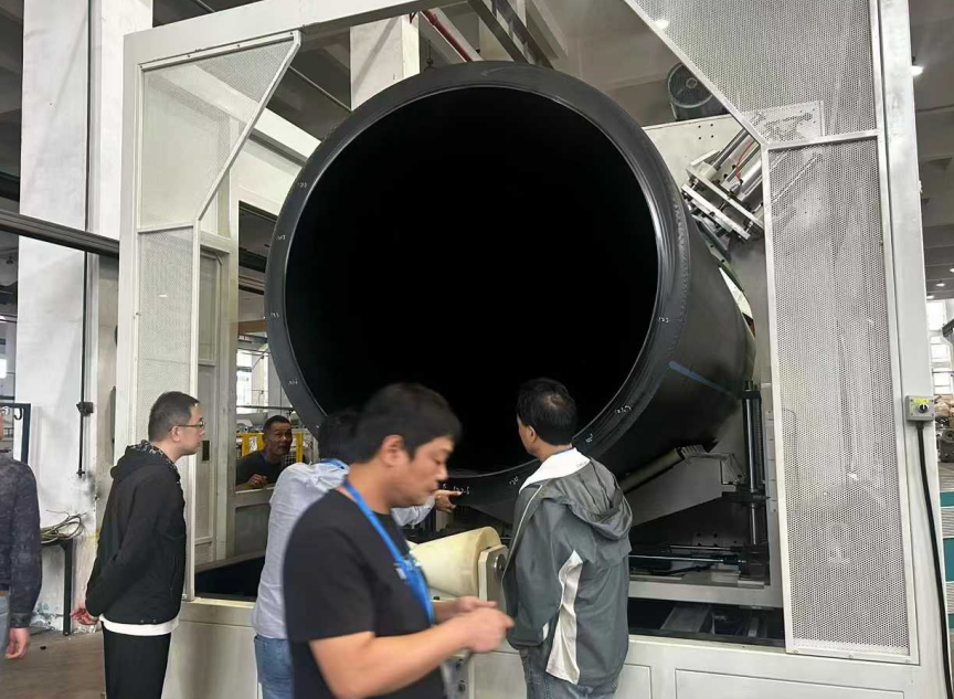 HDPE-buizen met grotere diameter en koelingsproblemen