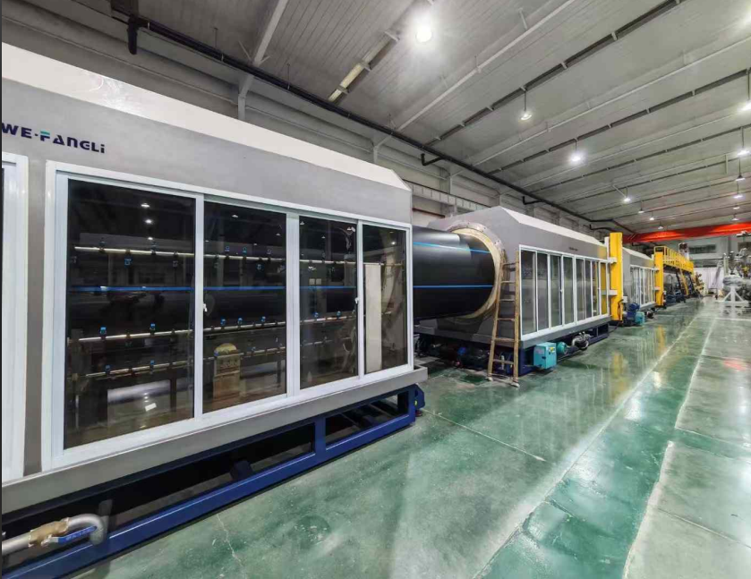 Kernpunten voor opstartapparatuur en productietechnologie van PE-buizen met grote diameters boven 2000 mm